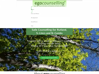 egocounselling.org snapshot