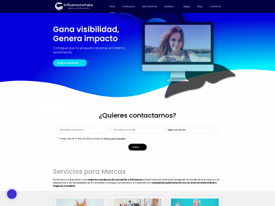 influencewhale.com snapshot