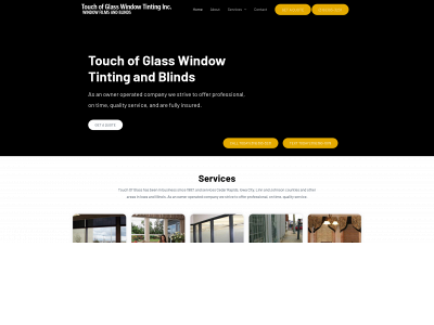 touchofglassinc.com snapshot
