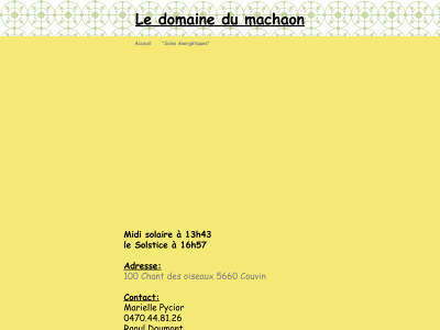 ledomainedumachaon.be snapshot