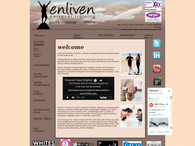 enlivenpersonaltraining.co.uk snapshot