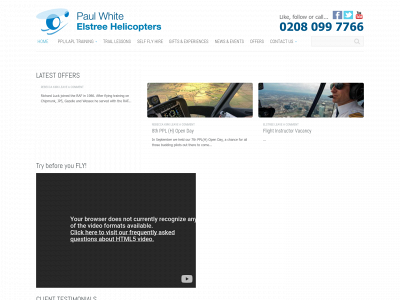 elstreehelicopters.co.uk snapshot
