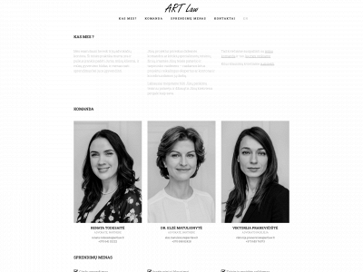 artlaw.lt snapshot