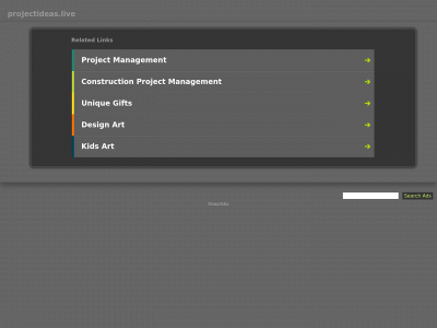 projectideas.live snapshot