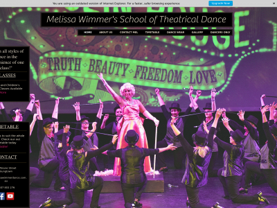 melissawimmerdance.com.au snapshot