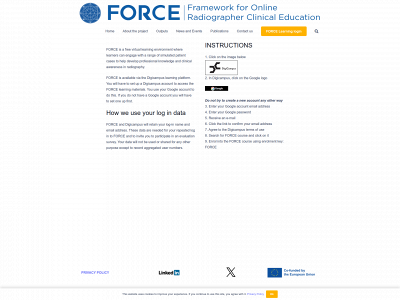 forceradiography.org snapshot