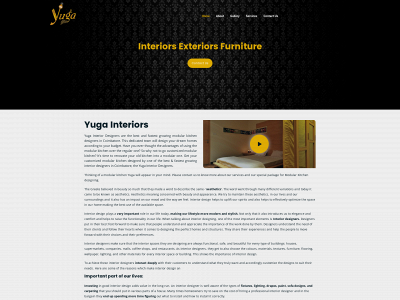 yugainteriors.com snapshot