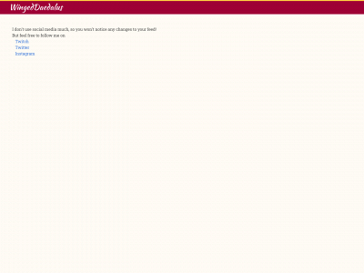 wingeddaedalus.com snapshot