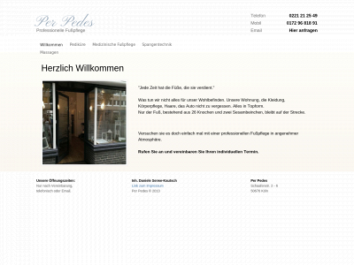 perpedes-koeln.de snapshot