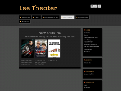 leetheaters.com snapshot