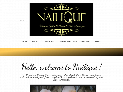 www.nailiqueboutique.com snapshot