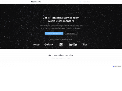 mentorme.be snapshot