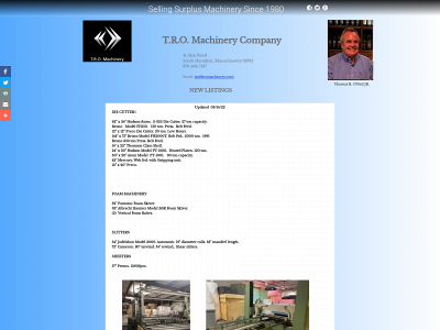 www.tromachinery.com snapshot
