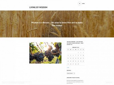 livingbywisdom.com snapshot