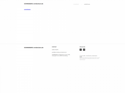 sonneberg-entdecken.de snapshot