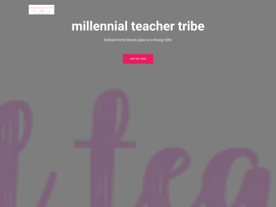 millennialteachertribe.com snapshot