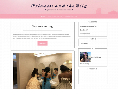 princessandthecity.com snapshot
