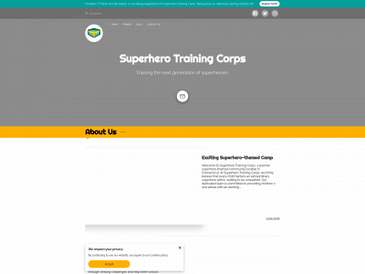 superherotrainingcorps.com snapshot