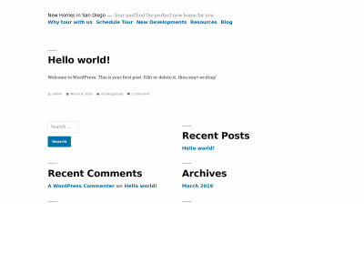 toursdhomes.com snapshot