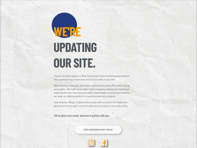 webconsultants.com.au snapshot