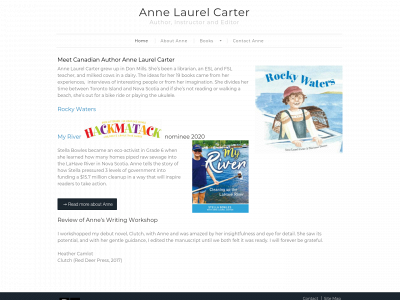 annelaurelcarter.com snapshot