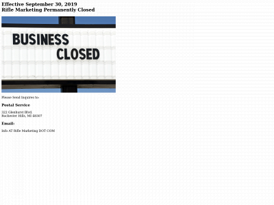 riflemarketing.com snapshot