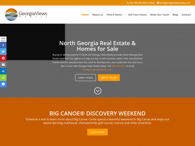 www.georgiaviewsrealty.com snapshot