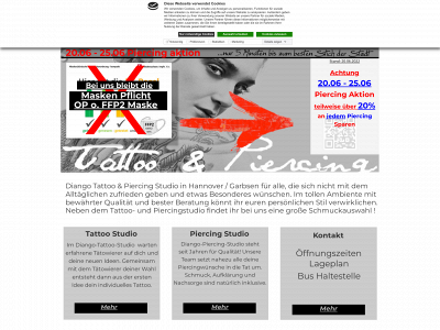 diango-tattoo.de snapshot