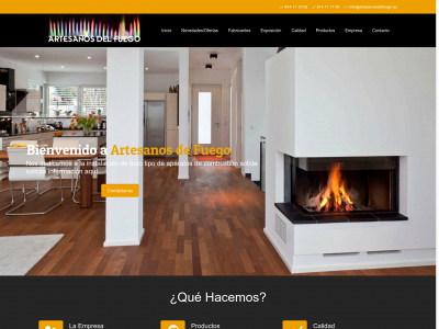 www.artesanosdelfuego.es snapshot