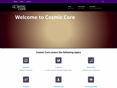 cosmic-core.org snapshot