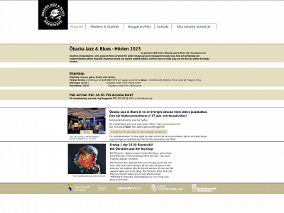 obackajazzoblues.se snapshot
