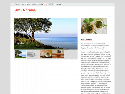 amianormalgirl.com snapshot