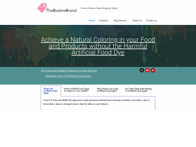 theboehmbrand.com snapshot
