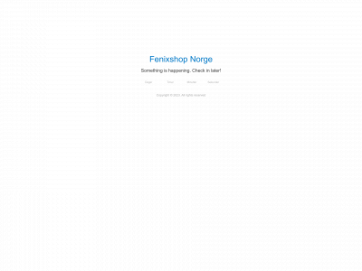 fenixshop.no snapshot