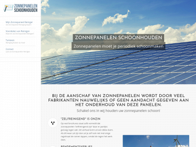 zonnepanelenschoonhouden.com snapshot