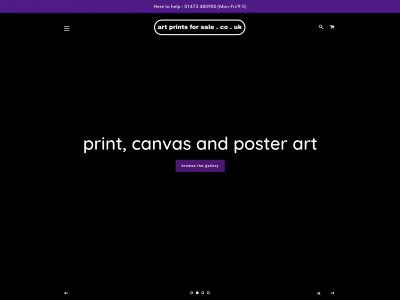 artprintsforsale.co.uk snapshot