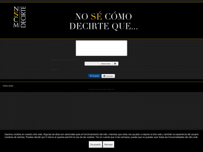 nosecomodecirte.com snapshot