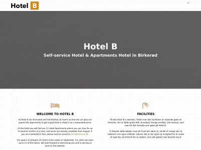 hotel-b.dk snapshot