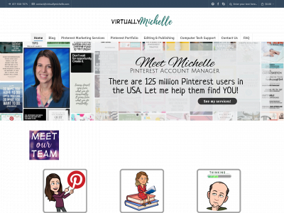 virtuallymichelle.com snapshot