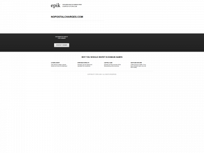 nopostalcharges.com snapshot