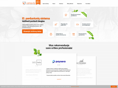 verskis.lt snapshot