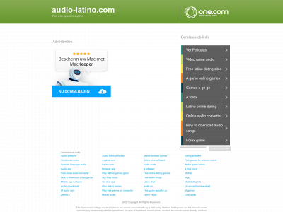 audio-latino.com snapshot
