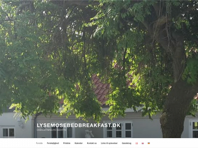 lysemosebedbreakfast.dk snapshot