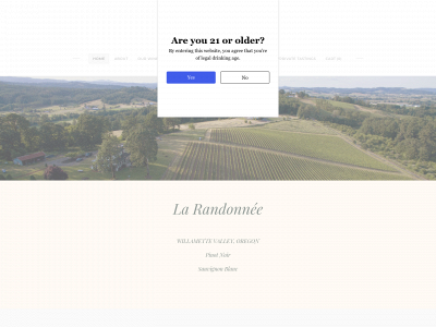 www.larandonneewines.com snapshot