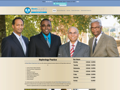 shoalskidneycenter.com snapshot