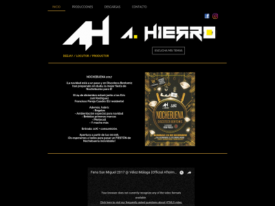 antoniohierro.com snapshot