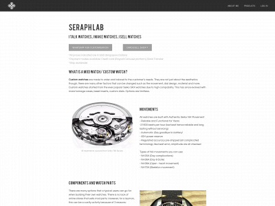 seraphlab.com snapshot