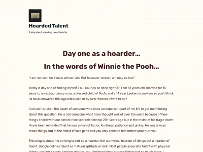 hoardedtalent.com snapshot