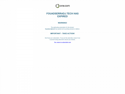 fouadserradj.tech snapshot