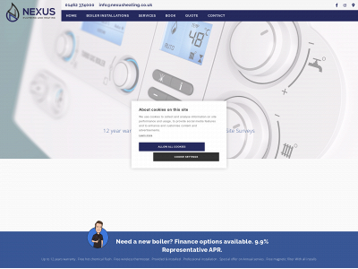 nexusheating.co.uk snapshot